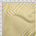 thumbnail image 4 of oneOone Viscose Chiffon Yellow Fabric Craft Projects Decor Fabric Printed By The Yard 42 Inch Wide, 4 of 5