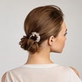 thumbnail image 2 of Tenedor de pelo Rhinestone Pearl Bun Peluquería Elegante Pega de cabello Mujeres Accesorio para el cabello, 2 of 5