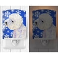 thumbnail image 2 of Caroline's Treasures LH9270CNL Westie Winter Snowflakes Holiday Ceramic Night Light, 6x4x3", multicolor, 2 of 2