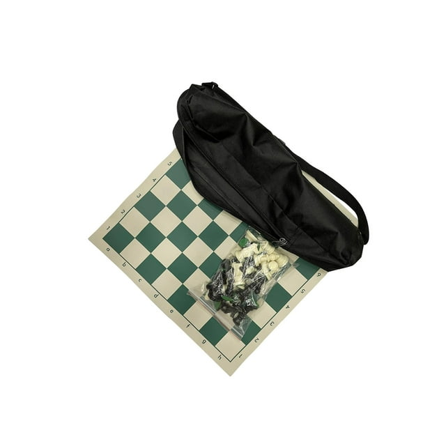 Wweixi Ensemble d'Échecs Portable avec Sac de Rangement Ensemble d'Échecs Léger pour Voyage Extérieur m m