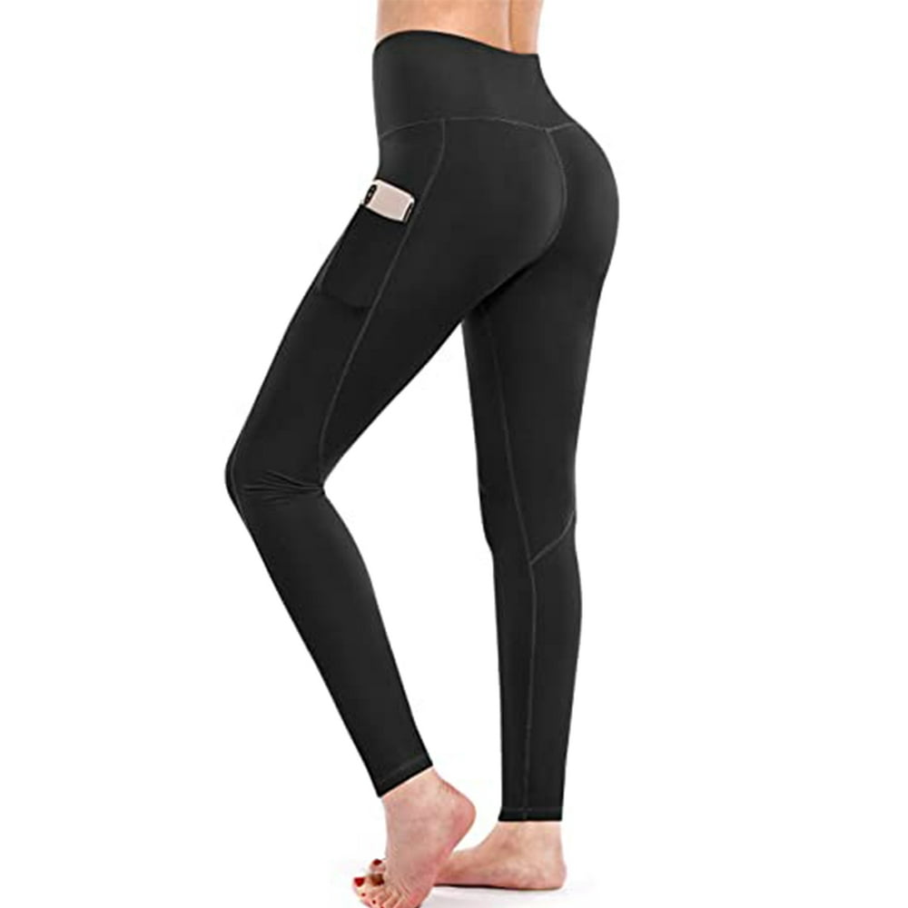 Promover - Promover Women's Stretch Leggings Yoga Pants with Pockets ...