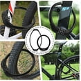 thumbnail image 2 of EMLIMNY Bike Lock Cable, Bike Cable Locks Heavy Duty Anti Theft, 2 Pcs Security 4 Digit Resettable Combination Portable Bike Cable Lock, Black, 2 of 7