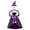 Purple, variant on Holiday Porch Goose Outfits Bundle Elf Witch Pastel Cloak and Matching Hat Set for 23 Inch Lawn Goose Statues Christmas Halloween Fall Front Porch Decor