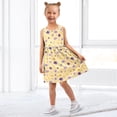thumbnail image 7 of Girls Dress Flowers and Butterflies Sleeveless Dress for Girls Hem A-Line Casual Sundress, 7 of 7