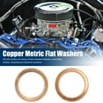 thumbnail image 2 of 14mm Inner Dia Copper Flat Washers Car Engine Sealing Gaskets Rings 30pcs, 2 of 5