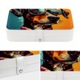 thumbnail image 4 of Dog PU Leather Jewelry Box with Removable Compartment and Necklace Organizer Display Case - Portable, 4 of 6