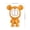 Orange, variant on Bear Smart Aroma Diffuser - Long-lasting scented air dispenser for bedroom, living room and bathroom, perfect art decoration, ideal gift for friends