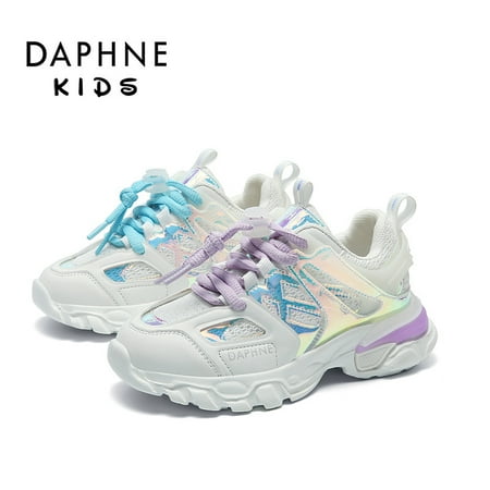 

DAPHNE Children‘s Running Shoes Lace-up Design Casual Shoes For Outdoor