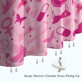 thumbnail image 6 of Pink Breast Cancer Shower Curtain 36"x72" ,Bathroom Decorative Shower Curtains Set with 12 Hooks,Modern Waterproof Washable Shower Curtain, 6 of 6