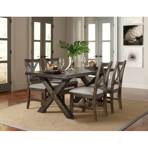 Astoria - 5 Piece Dining Set - Dark Brown