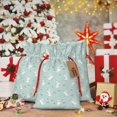 thumbnail image 6 of Honeii Playing Rabbit Print Small Burlap Bags,Christmas Drawstring Treat Bags Gift Bags Reusable Candy Goodie Wrapping Bags for Holiday Party Favors Supplies -Small, 6 of 9