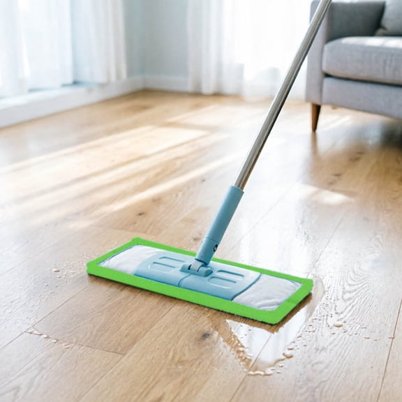 Reusable Microfiber Mop Pad Replacement Dry Wet Cleaning Cloth for Standard Flat Mop Heads Washable Floor Scrubber 11.8 Inch