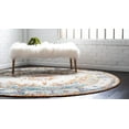 thumbnail image 3 of Rugs.com Brighella Collection Rug – 10 Ft Round Beige Medium Rug Perfect For Kitchens, Dining Rooms, 3 of 9