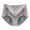 Grey, variant on Womens Underwear Briefs High Waisted Full Coverage Floral Lace Underwear Breathable Woman Underwear Panties for Women Size L