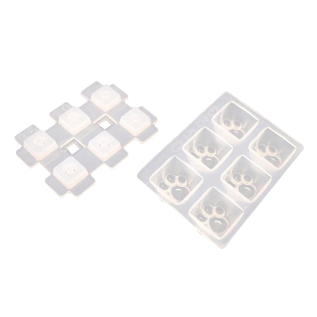 KLKCMS Moule en Résine pour Clés DIY Moule à Époxy Transparent Fait Main Outils pour Griffes de Chat