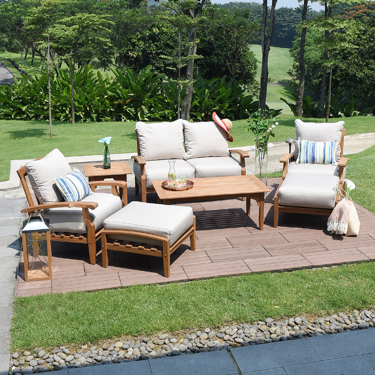 Caterina Teak Outdoor Coffee Table