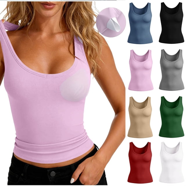 Jacenvly Hauts pour Femmes Liquidation Mode Été Sans Manches Col en V Unis Blouses Débardeurs Hauts pour Femmes Liquidation