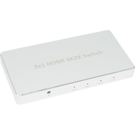 - XTREMPRO 64301KA 3X1 HDMI ALUMINIUM 4K2K SWITCHER, Supports 3D LPCM DTS Digital Audio