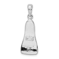 thumbnail image 4 of FJC Finejewelers 925 Sterling Silver Rhodium Plated Polished 3D Scuba Flipper Charm 30 x 10 mm, 4 of 6