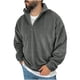 thumbnail image 2 of Blusa y camisa de manga larga con cuello alto para hombre, informal, a la moda, lisa, con cuello alto, sudadera de manga larga, blusa de poliéster para hombre, 2 of 7
