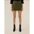 thumbnail image 3 of Mini Skirt with Button Detail, 3 of 6
