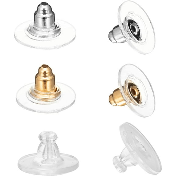 Earring Backs,Earring Backs for Studs/Droopy Ears,150PCS Screw on Earring Backs Earring Backings Earring Backs for Heavy Earring