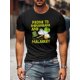 thumbnail image 1 of Camiseta de algodón de duendes irlandeses: Camiseta de algodón suave de duendes irlandeses - Camiseta informal de cuello redondo para hombre - Camiseta deportiva de verano cómoda y absorbente del sudo, 1 of 6