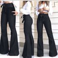 thumbnail image 2 of Fjofpr Womens Jeans Flare Legs High Waisted Jeans for Women Womens Jeans Trendy Fall 2024 Fashion Women Speaker Hig Waist Pocket Elasticity Daliy Casual Pants, 2 of 9