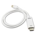 thumbnail image 3 of SatelliteSale Unidireccional Mini DisplayPort a Cable HDMI Macho a Maldito PVC Cordón blanco (3 pies) SatelliteSale Cable de DisplayPort, 3 of 7