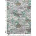 thumbnail image 2 of Stylish Fabric Desert Dinosaur 44 in 100% Cotton Quilting Fabric, Animal Print, 105 Yard, By the Yard, Green, Grey, Dark Grey, Toffee, 2 of 2