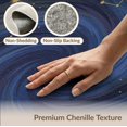 thumbnail image 6 of ODIKA 8'x10' Washable Area Rug Non-Shedding, Easy Care, Vortex Meteorite Astrology Uranus Themed Galaxy Nebula Starry Playful Expressive for King Size Bedroom Under Bed, Master Suite, 6 of 7