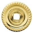 thumbnail image 1 of Baldwin 4901030 1.37 in. Cabinet Knob Back Plate, Polished Brass, 1 of 3