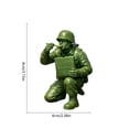thumbnail image 3 of SLYNSHome Army Men Figures Soldiers Figurines Collectable 4th of July Home Decoration, 3 of 7