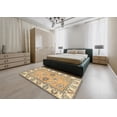 thumbnail image 4 of Ahgly Company Indoor Rectangle Abstract Yellow Abstract Area Rugs, 5' x 7', 4 of 6