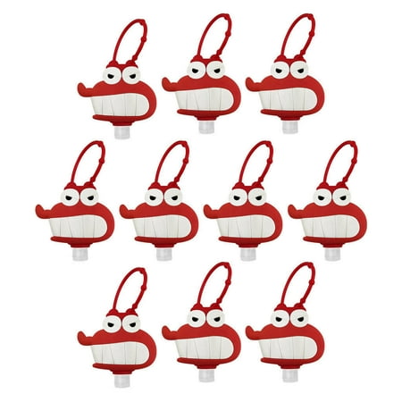 

XEOVHV 10pcs Hand Sanitizer Dispensing Portable Hang Dispenser 30ML