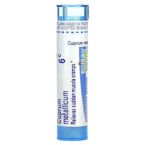 Boiron Cuprum Metallicum 6C Homeopathic Single Medicine For Pain 1 Tube Pellet