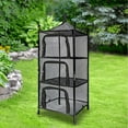 thumbnail image 3 of Secador colgante Zulema 4 capas Plegable Red de secado al aire libre Negro, 3 of 8