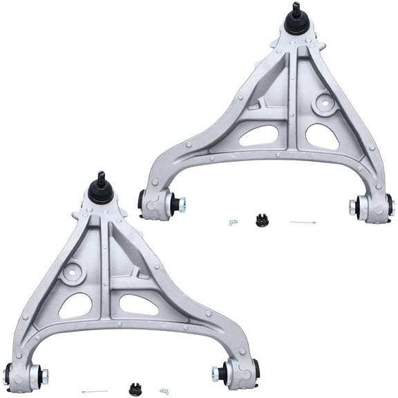 Detroit Axle - Front Lower Control Arms for Ford F-150 2004-2008 Lincoln Mark LT 2006 2007 2008, 2 Lower Control Arms w/Ball Joints Assemblies, Replacement Front Pair Set