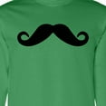 thumbnail image 4 of Inktastic Mustache Long Sleeve T-Shirt, 4 of 5