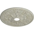 thumbnail image 3 of 30 7/8"OD x 3 5/8"ID x 1 3/8"P Rose Ceiling Medallion (Fits Canopies up to 5 1/4"), Hand-Painted Pot of Cream Crackle, 3 of 5