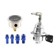 thumbnail image 1 of Adjustable Fuel Pressure Regulator with Gauge Auto Accessories Replace Parts Argent, 1 of 10