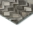 thumbnail image 4 of Addison Rugs Mayfield Washable Cowhide Herringbone Gray Rectangle Rug, 8' x 10', 4 of 6