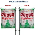 thumbnail image 6 of America Forever Merry Christmas Garden Flag 12.5 x 18 inch Double Sided Outdoor Yard Vintage Christmas Tree Holiday Winter Farmhouse Christmas Decorations Garden Flag, 6 of 7