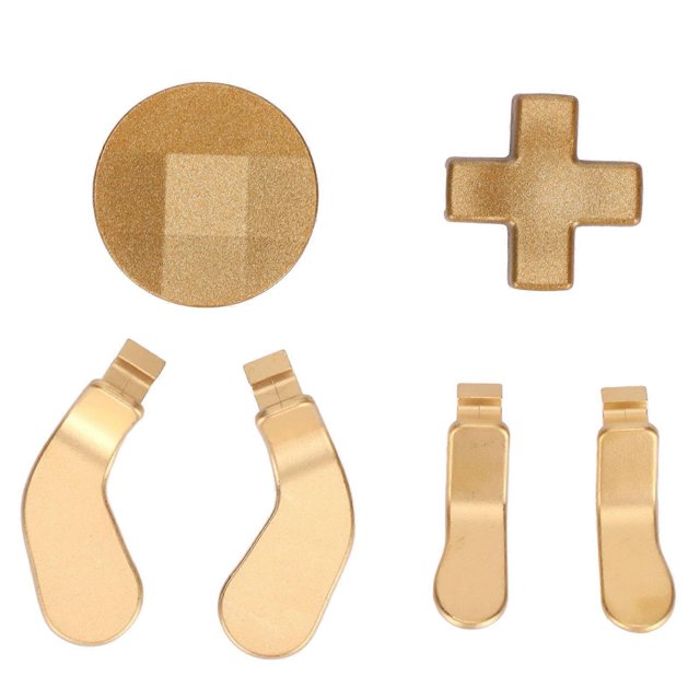 4pcs Trigger Paddles and 2 Interchangeable D Pads Stainless Steel Replacement Parts for Xbox One Elite Series 2