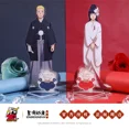 thumbnail image 3 of Figura de Naruto japonesa, soporte acrílico, kimono, Uzumaki Naruto Hinata, personaje de anime, muñeca, decoración de escritorio, regalo de Halloween para niños, 3 of 4