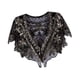 thumbnail image 3 of Mujer Años 20 Chal Wraps Bufanda Flapper Wraps Para Vestidos Cosplay Mascarada Negro Dorado, 3 of 8