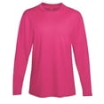 thumbnail image 1 of Hanes 482L Adult Cool DRI Long Sleeve Performance Tee, Wow Pink - Extra Large, 1 of 1