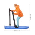 thumbnail image 3 of Mini Skiing People Figure Model Mini Skiing People Model Colored Human Model Layout Decor, 3 of 9