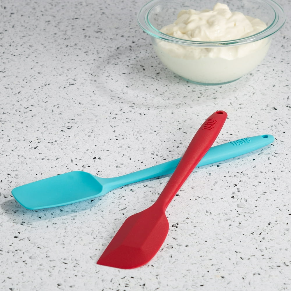 Tasty Silicone Spatula Set, Red and Blue, 2 Piece