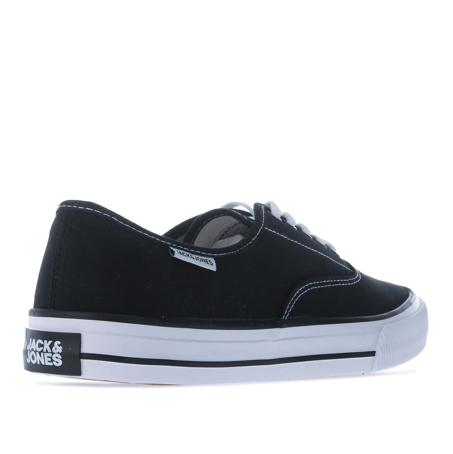 Men's Jack Jones Curtis Canvas Pumps Sneakers Shoes in Black
